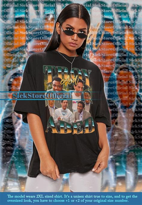 TROY AND ABED Vintage Shirt Abed Nadir Homage Troy And Abed In The