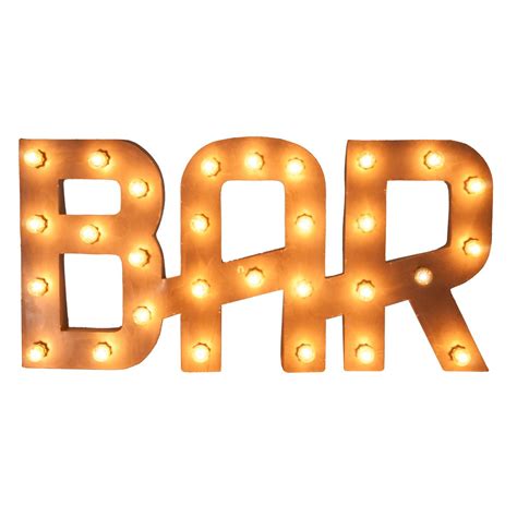 Lighted Bar Signs