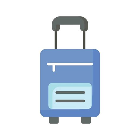 Carefully Crafted Icon Design Of Luggage Bag In Trendy Style Travel