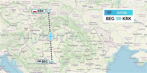 JU156 Flight Status AirSERBIA Belgrade To Krakow ASL156