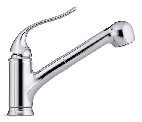 Kohler Coralais® Single Hole Or Triple Hole Kitchen Sink Faucet Pull Out Sprayhead 9 Spout