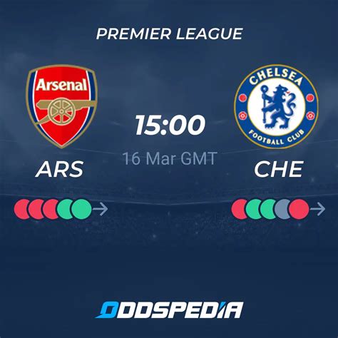 Arsenal Vs Chelsea Predictions Odds Live Scores And Stats