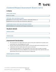 Cl Teams AE Pro 2of3 20200728 Docx Clustered Project Assessment Event