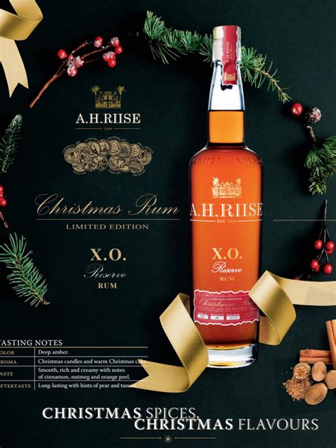 A H Riise X O Reserve Christmas Edition Cl Rasch Vin Spiritus