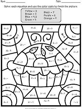 Thanksgiving Multiplication And Division Color By Number By Tchrbrowne