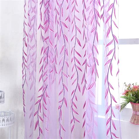 Verpetridure Wicker Offset Curtain Window Screen Purple Cm