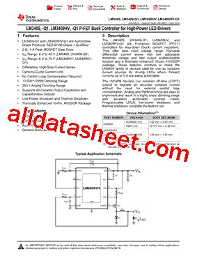 Lm Hvmyx Nopb Datasheet Pdf Texas Instruments