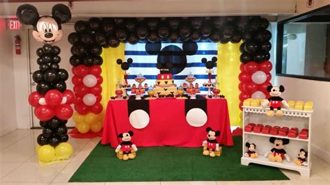 Nathans Mickey Mouse 1st Birthday Decoration Mickey Mouse Birthday