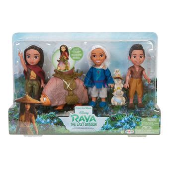 Figurine Disney Raya Et Le Dernier Dragon Petite Raya Et Ses Amis