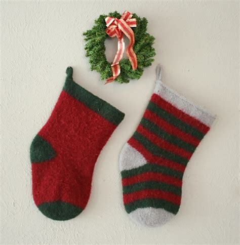 Ravelry Felted Christmas Stocking Pattern By Staci Perry