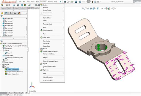 Cours Solidworks Simulation Analyse Statique Cours Online De Base