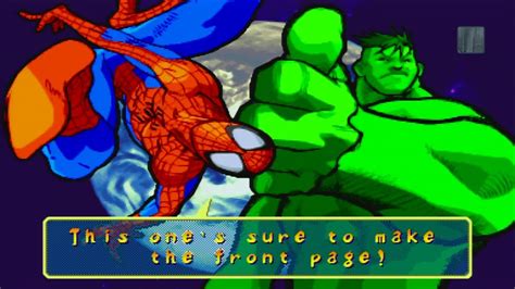 Marvel Vs Capcom 1 Hulkspider Man Expert Difficulty Playthrough