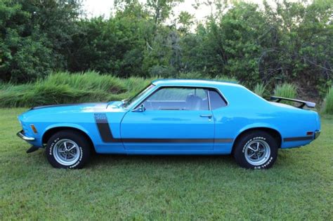 1970 Ford Mustang Boss 302 Grabber Blue 2 Door Coupe 90 Hd Pictures For Sale