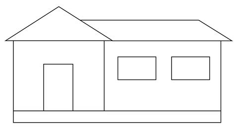 Simple Line Drawing Of A House At Paintingvalley Explore