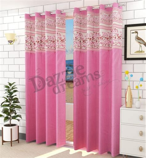 Dazzle Dreams Cotton Vintage Window Curtain For Home Size X Feet