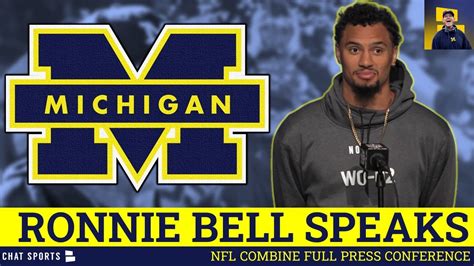 Michigan Football WR Ronnie Bell Talks Jim Harbaughs Future JJ