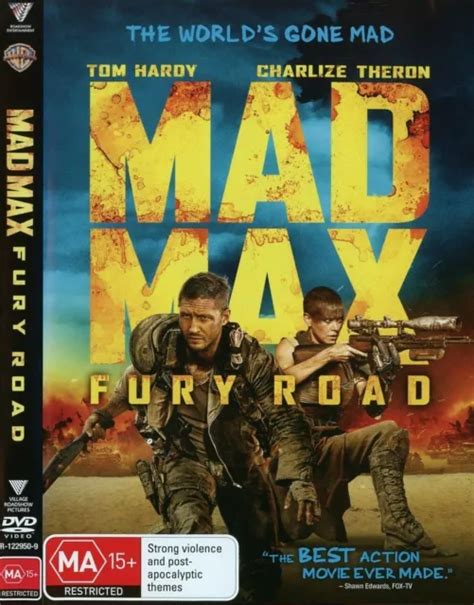 MAD MAX FURY Road DVD Region 4 VGC Tom Hardy 3 51 PicClick UK