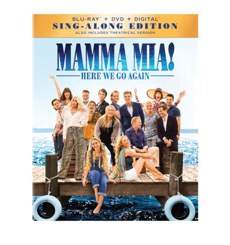 Mamma Mia Here We Go Again Blu Ray Combo Pack Giveaway Central