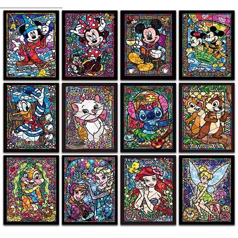 Pintura Diamante D Diamante Quadrado Completo Aberto Disney Cartoon