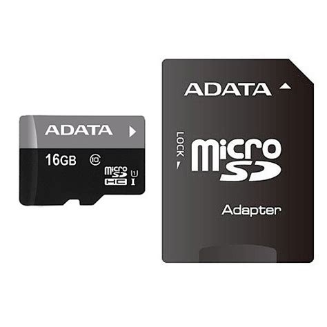 A-Data - 16GB microSDHC - AUSDH16GUICL10-RA1 - firstshop.hu