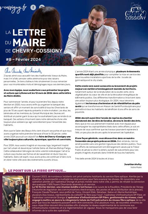 Calaméo Lettre Du Maire Février 2024