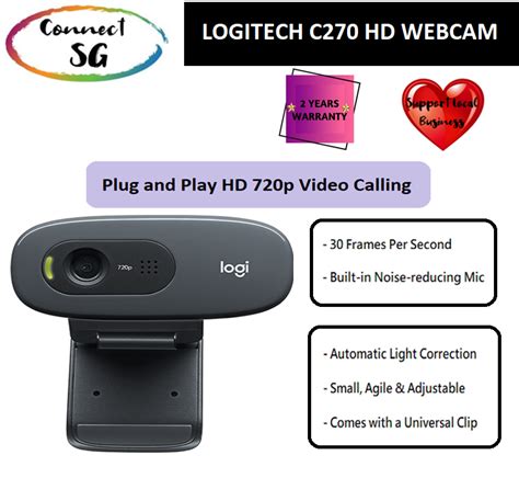 Logitech c270 hd webcam software - kumcam