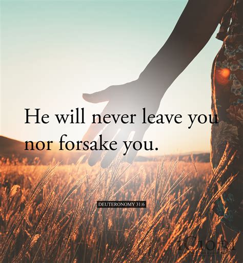 Bible Verse He Will Never Leave You Nor Forsake You Online