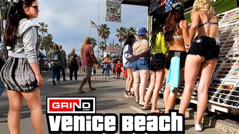 4k Santa Monica Beach Pier To Venice Beach Boardwalk Observational