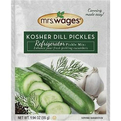 Mrs Wages Kosher Dill Refrigerator Pickles Mix