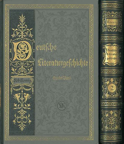 Deutsche Literaturgeschichte By Koenig Robert 1910 Studio