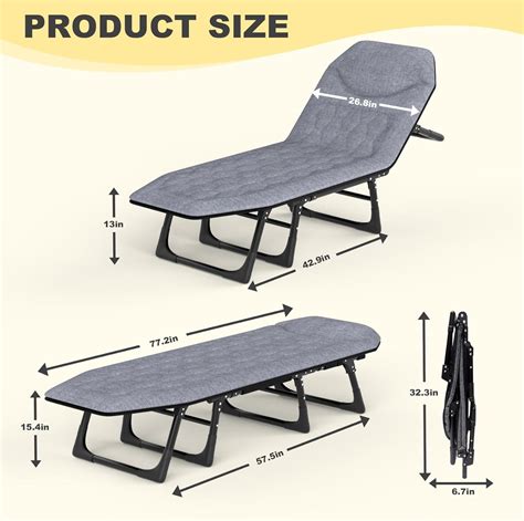 Suteck Folding Camping Cot All In One Portable Outdoor Cot Heavy Duty