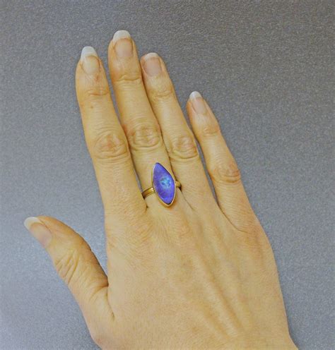 Boulder Opal Ring
