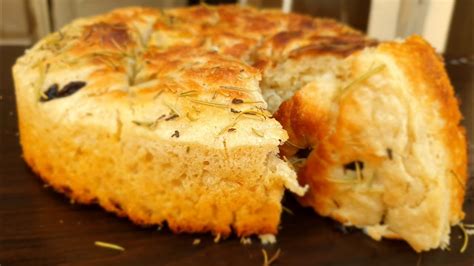 Prunes Rosemary Focaccia Bread Easy Homemade Focaccia Bread For