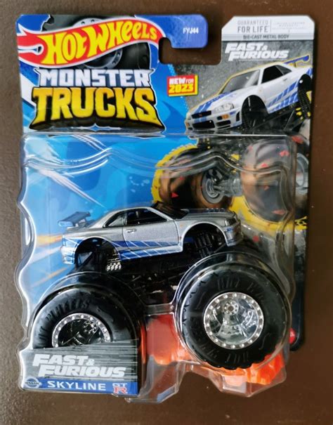 Hot Wheels Monster Truck R34 Skyline Gtr Fast And Furious Hobbies