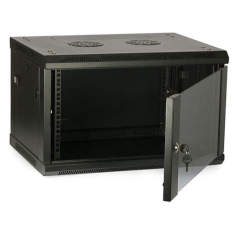 Aico 6U Wall Mount Rack Cabinet With Fan And Shelf 600 X 54 OFF