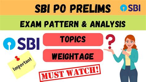 Sbi Po Prelims Topic Wise Weightage And Exam Pattern Sbipo