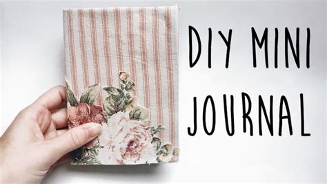 Easy How To Make A Mini Journal Diy Pocket Sized Journal Youtube