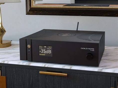 Gold Note IS 1000 MkII Deluxe hálózati sztereó erősítő teszt av online hu