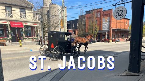 St Jacobs Ontario Canada Walking Tour 🇨🇦 Cute Village In Ontario