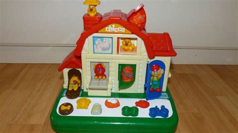 Chicco Pop Up Talking Farmbarn Vintage Musical Toy Youtube