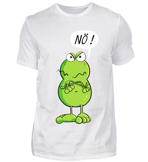 N Frosch Cartoon I Cool Fr Sche Nein Herren Basic T Shirt Shirtee