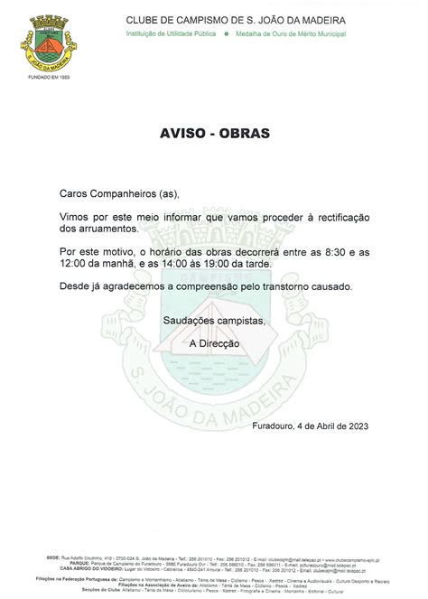 aviso obras ccsjm