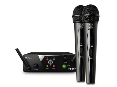 Microfone Sem Fio Duplo Akg Wms Mini Dual Vocal Set Rck Audio