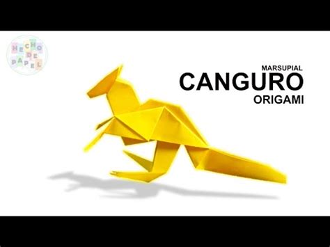 Como Hacer Un Canguro De Papel Canguro De Origami Ra Versi N Youtube