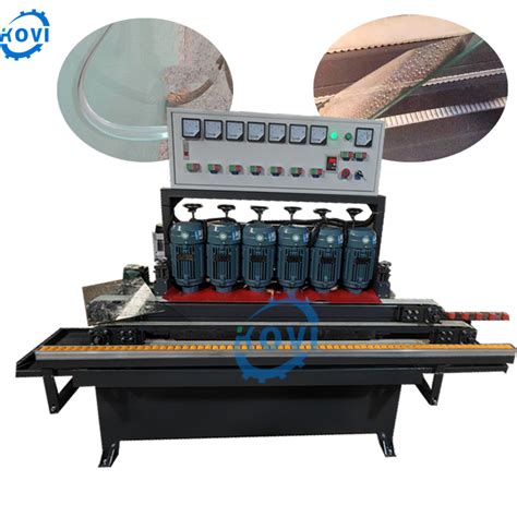 Horizontal Glass Straight Edging Machine Motor Grinding Polishing