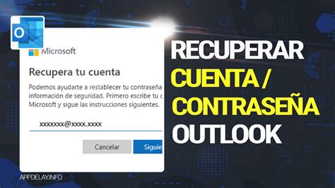 Cómo Recuperar La Contraseña Olvidada De Outlook Hotmail Youtube