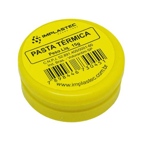 Pasta T Rmica Branca Implastec G