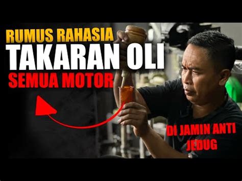 TAKARAN OLI VERSI BENGKEL PAK YONO YouTube