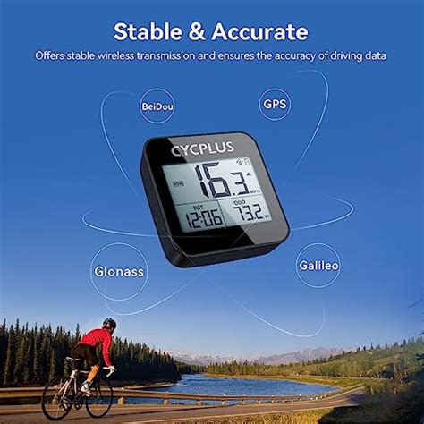 Cycplus Gps Bike Computer Wireless Cycling Computer With Automatic