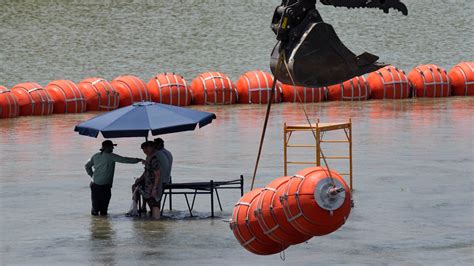 Doj Threatening To Sue Texas Over Abbott Deploying Controversial Buoys